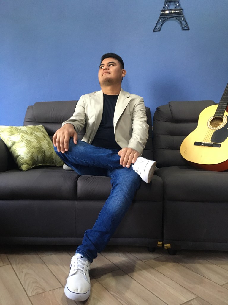 Image of a singer performing.